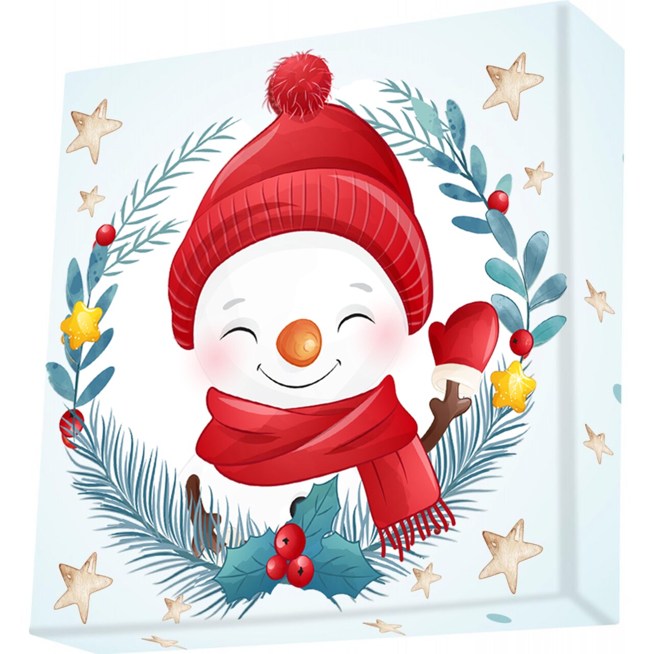 Diamond Dotz Christmas Trio Snowman Dotz Box Winter Diamond Painting Kits for Adults - Diamond Art Kits a Relaxing Creative Craft Kit with Dotz Gems 8.7x8.7